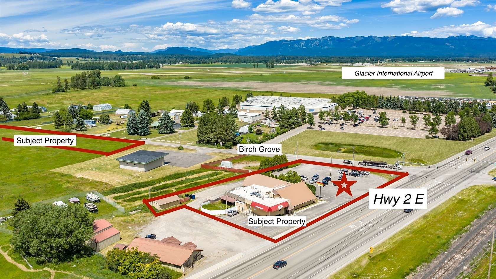 2.27 Acres of Commercial Land for Lease in Kalispell, Montana