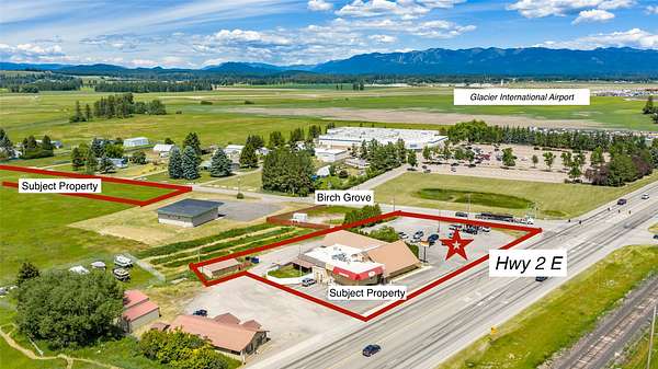 2.27 Acres of Commercial Land for Lease in Kalispell, Montana