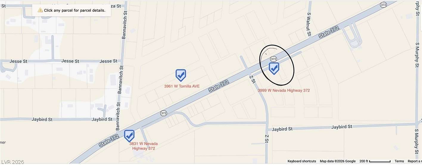0.58 Acres of Commercial Land for Sale in Pahrump, Nevada
