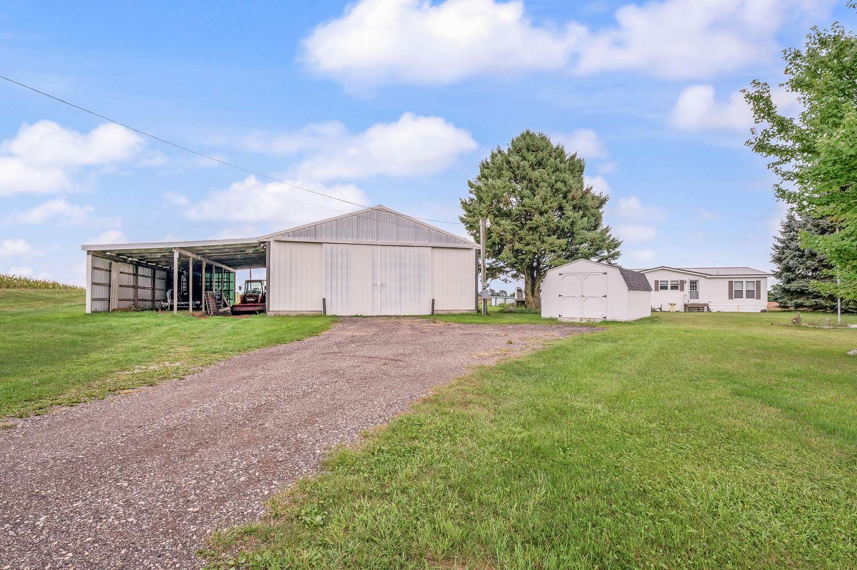 15 Acres of Land with Home for Sale in Howard City, Michigan