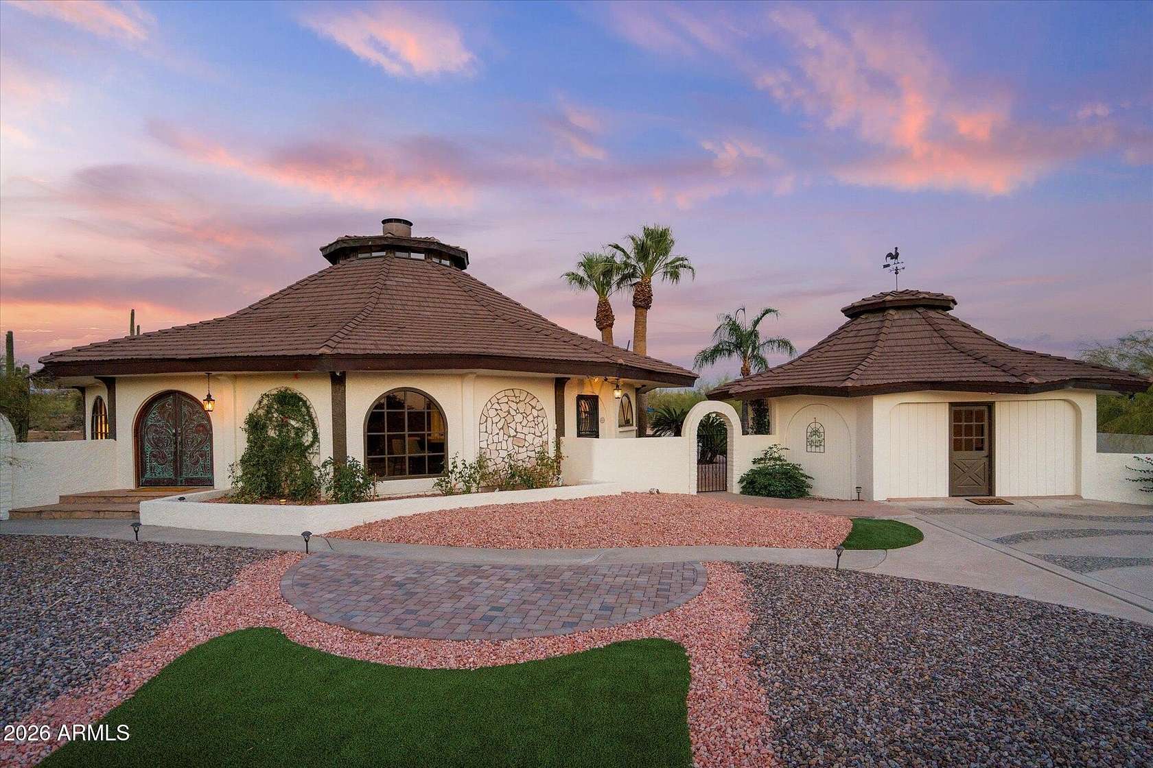 2.1 Acres of Land with Home for Lease in Scottsdale, Arizona