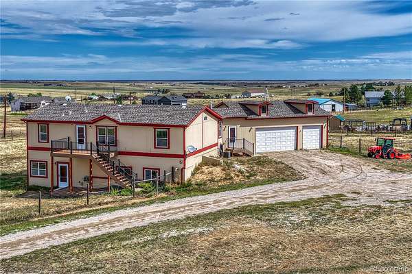 4 Acres of Land with Home for Sale in Elizabeth, Colorado