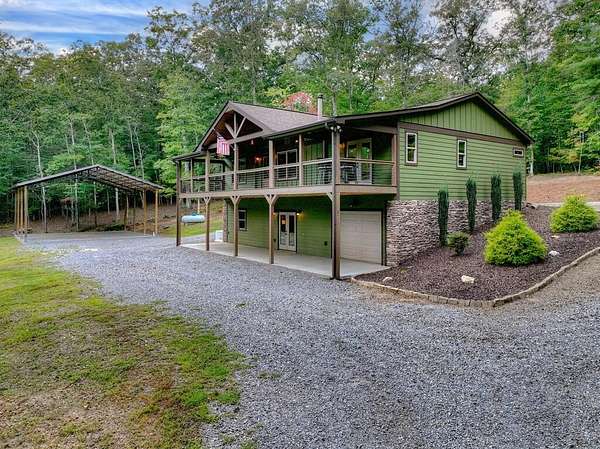 7 Acres of Land with Home for Sale in Mineral Bluff, Georgia