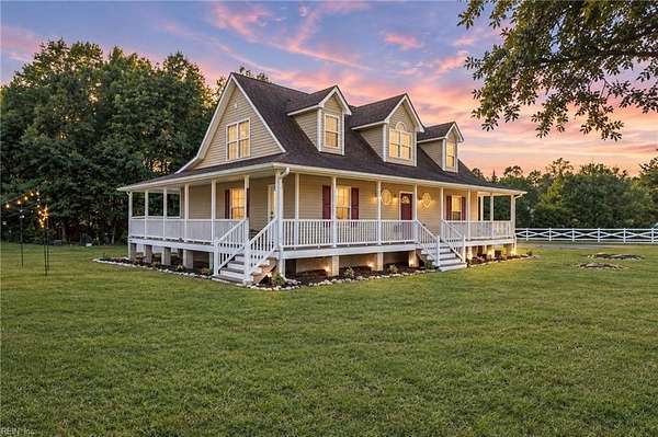 3 Acres of Land with Home for Sale in Smithfield, Virginia