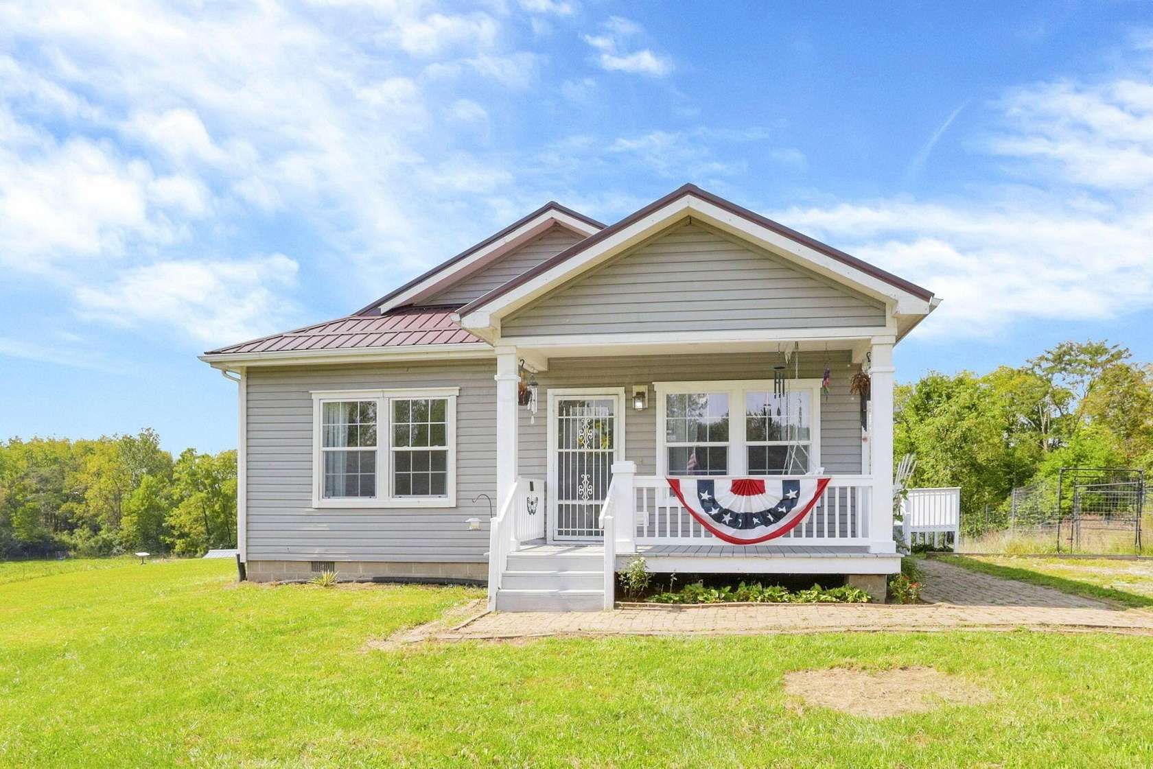 6.53 Acres of Land with Home for Sale in Greenfield, Ohio
