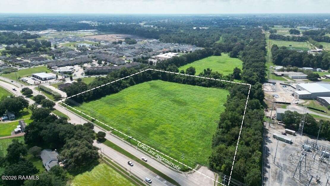 13.5 Acres of Commercial Land for Sale in Carencro, Louisiana