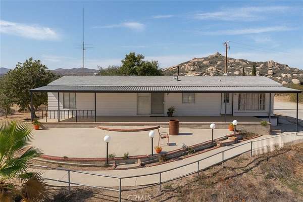 11.2 Acres of Land with Home for Sale in Perris, California