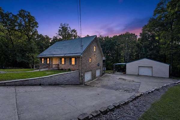 3.43 Acres of Land with Home for Sale in Leitchfield, Kentucky