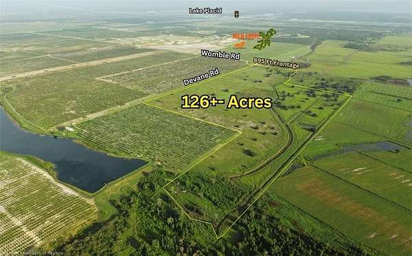 126 Acres of Agricultural & Residential Land for Sale in Venus, Florida