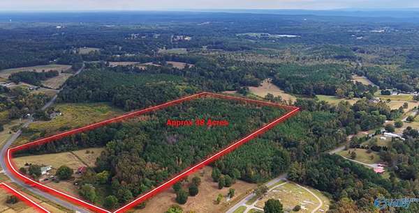 38 Acres of Land with Home for Sale in Boaz, Alabama