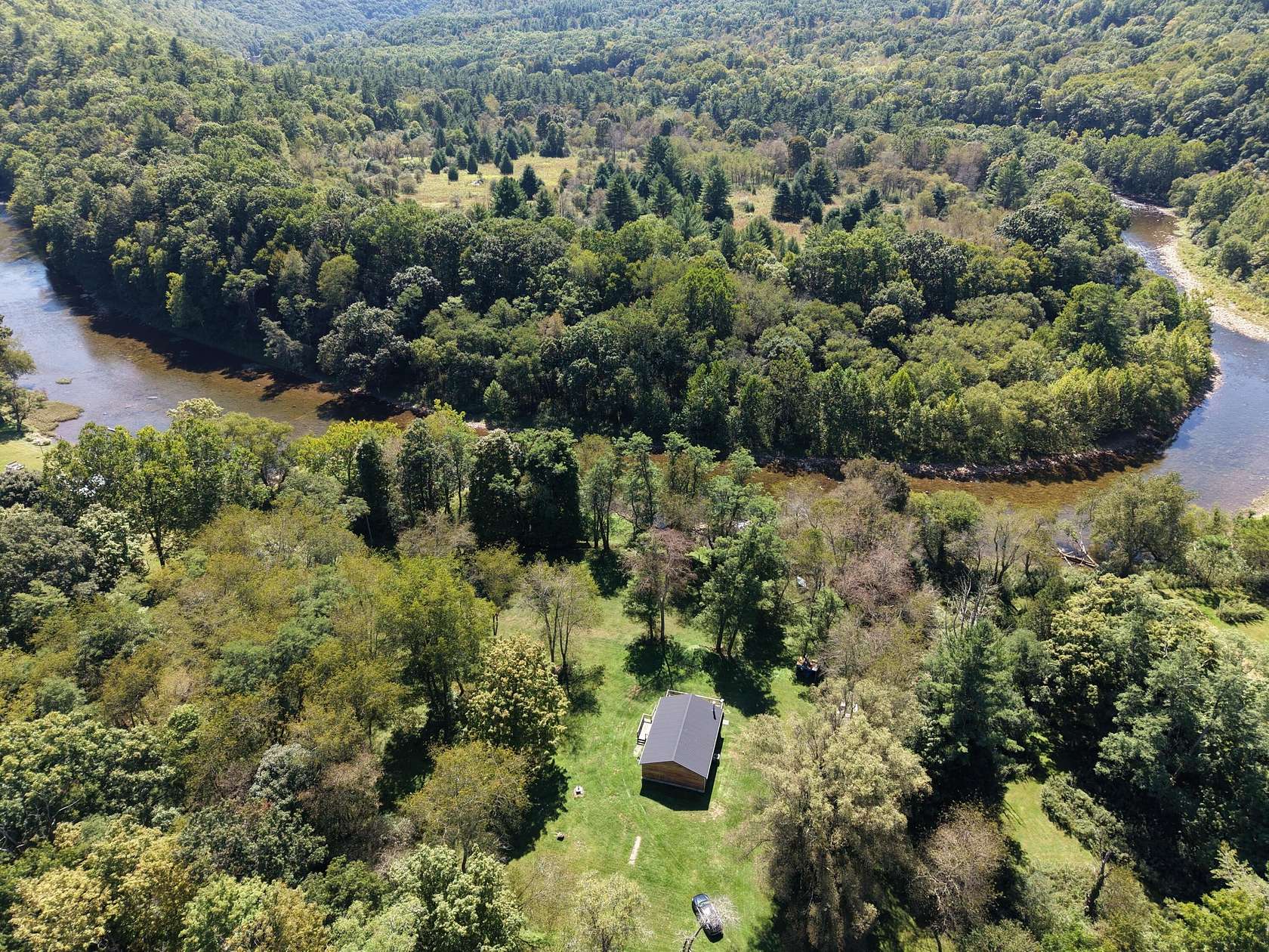 3.5 Acres of Land with Home for Sale in Dunmore, West Virginia