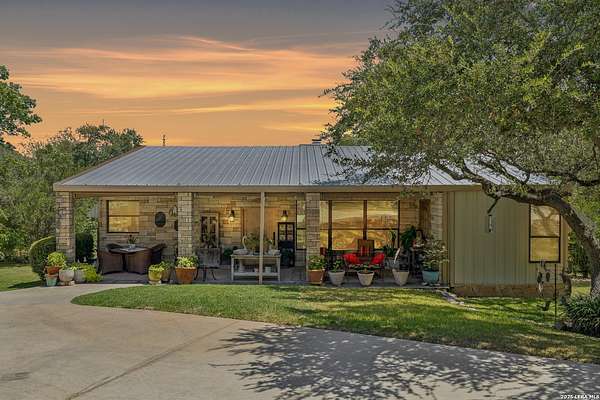7.16 Acres of Land with Home for Sale in Canyon Lake, Texas