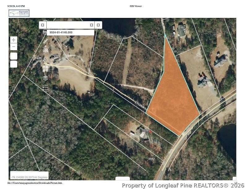 2.69 Acres of Residential Land for Sale in Cameron, North Carolina