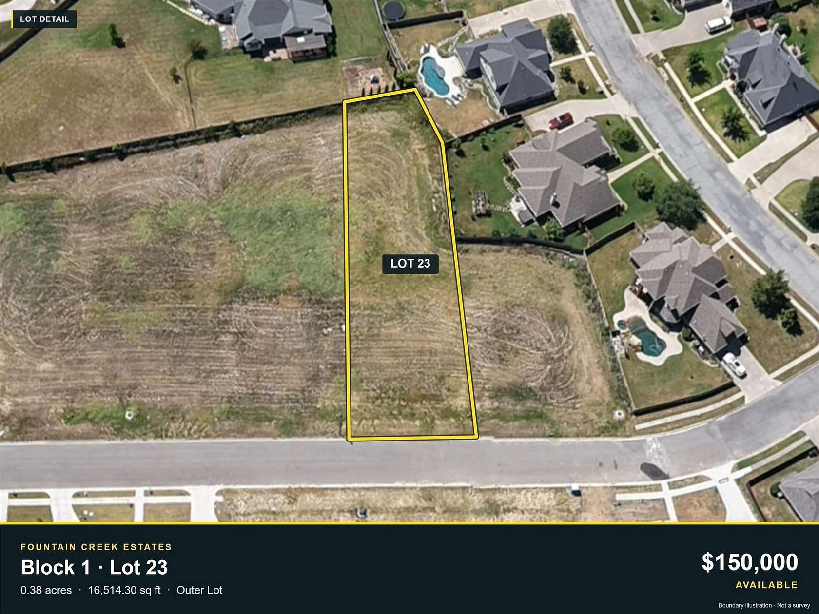 0.38 Acres of Residential Land for Sale in Pottsboro, Texas