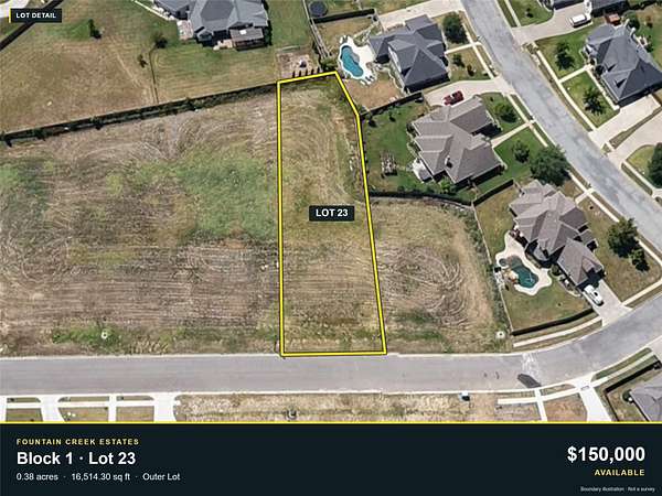 0.38 Acres of Residential Land for Sale in Pottsboro, Texas