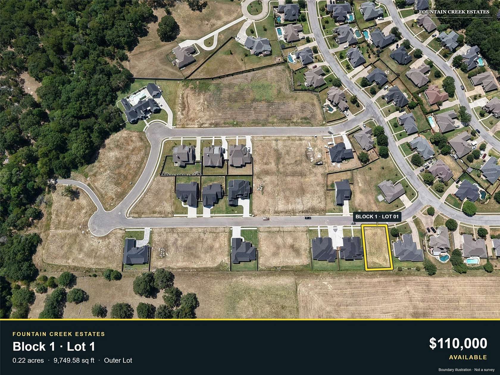 0.22 Acres of Residential Land for Sale in Pottsboro, Texas