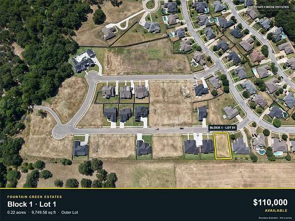 0.22 Acres of Residential Land for Sale in Pottsboro, Texas