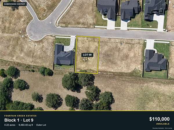 0.22 Acres of Residential Land for Sale in Pottsboro, Texas