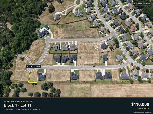 0.2 Acres of Residential Land for Sale in Pottsboro, Texas