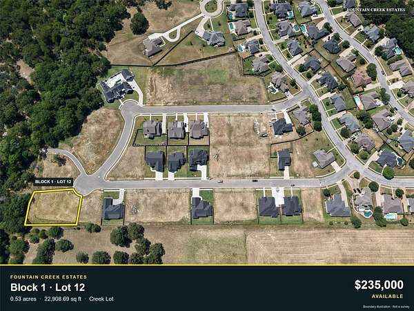 0.53 Acres of Residential Land for Sale in Pottsboro, Texas