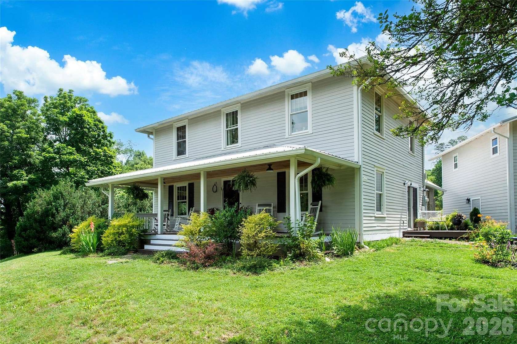 11.6 Acres of Land with Home for Sale in Leicester, North Carolina