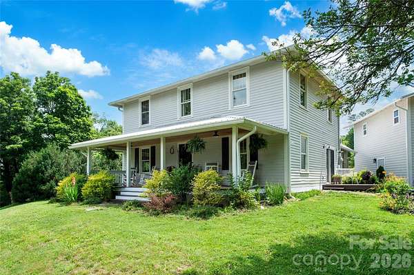 11.6 Acres of Land with Home for Sale in Leicester, North Carolina