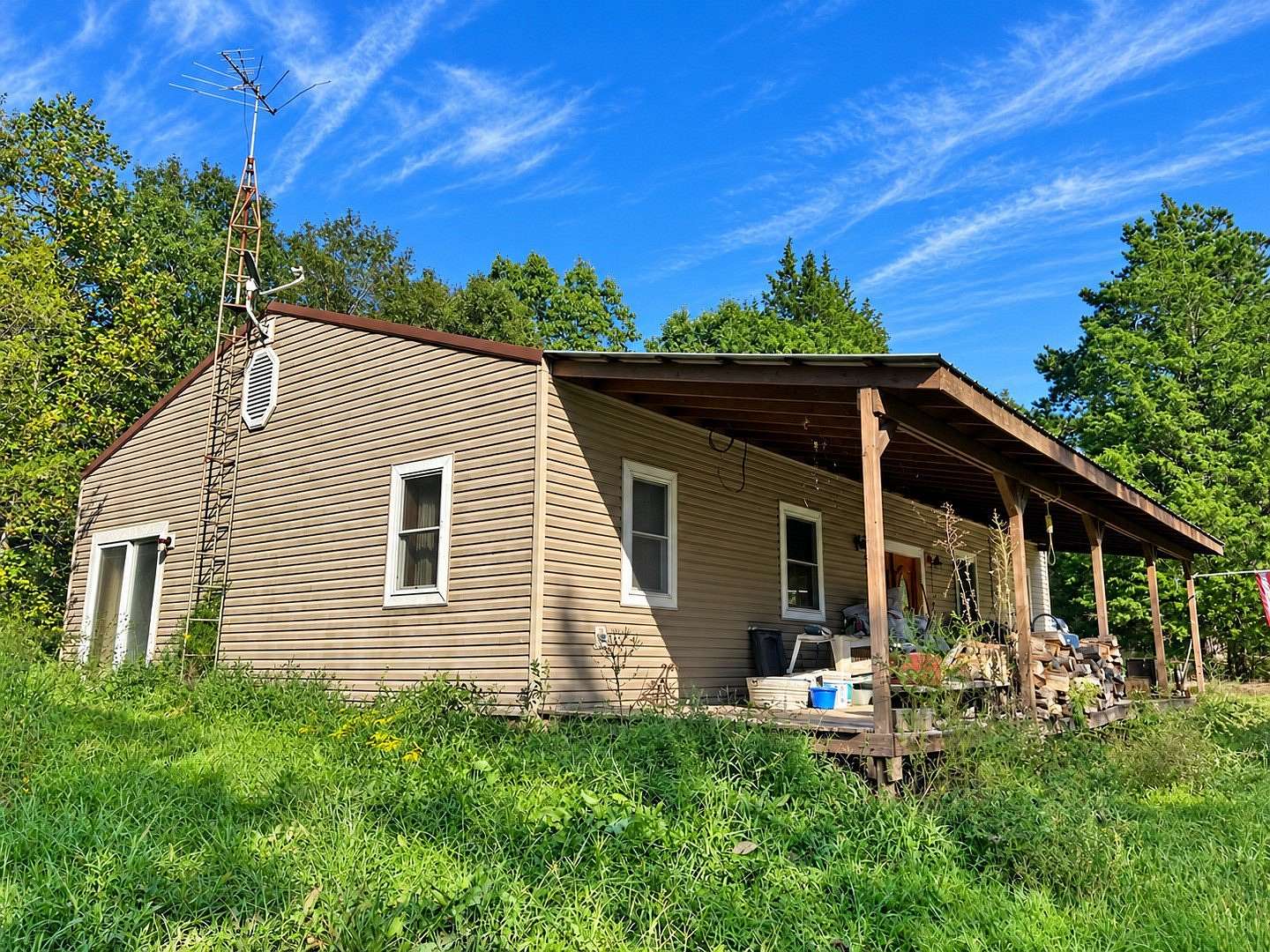 20 Acres of Recreational Land with Home for Sale in Herod, Illinois