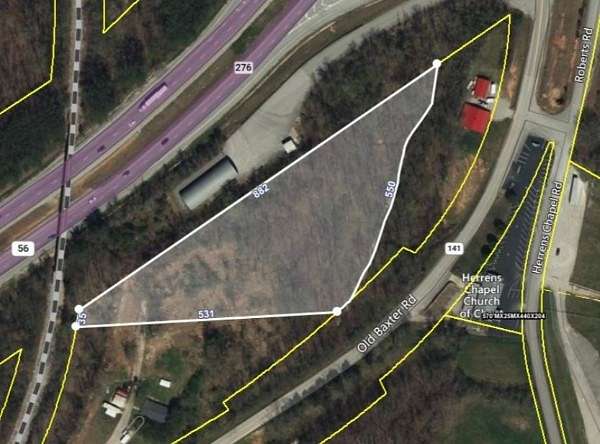 3.37 Acres of Commercial Land for Sale in Silver Point, Tennessee