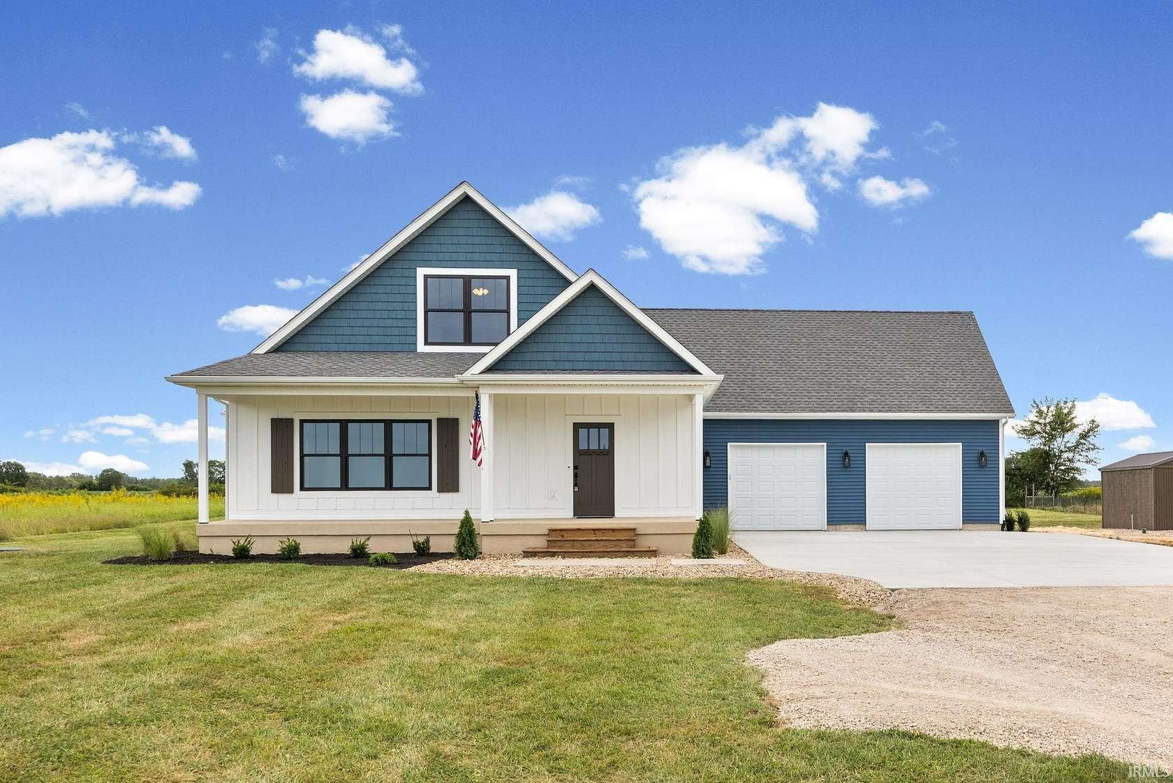 11.5 Acres of Land with Home for Sale in Rossville, Indiana