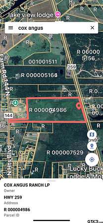 53.4 Acres of Agricultural Land for Sale in Omaha, Texas