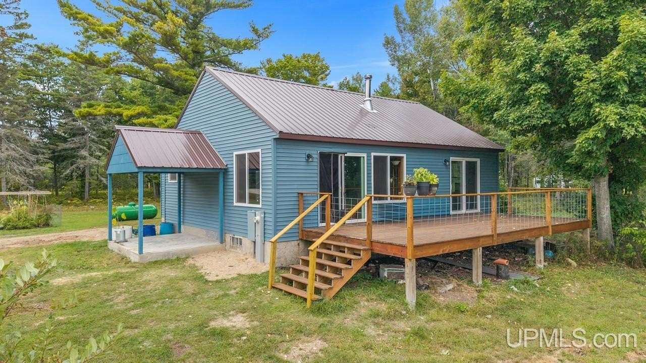 4.28 Acres of Land with Home for Sale in Rapid River, Michigan