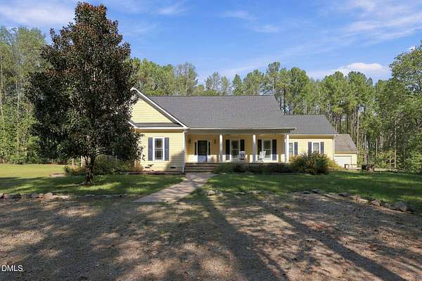 7.82 Acres of Land with Home for Sale in Louisburg, North Carolina