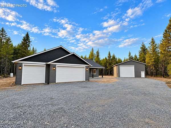 5 Acres of Land with Home for Sale in Spirit Lake, Idaho