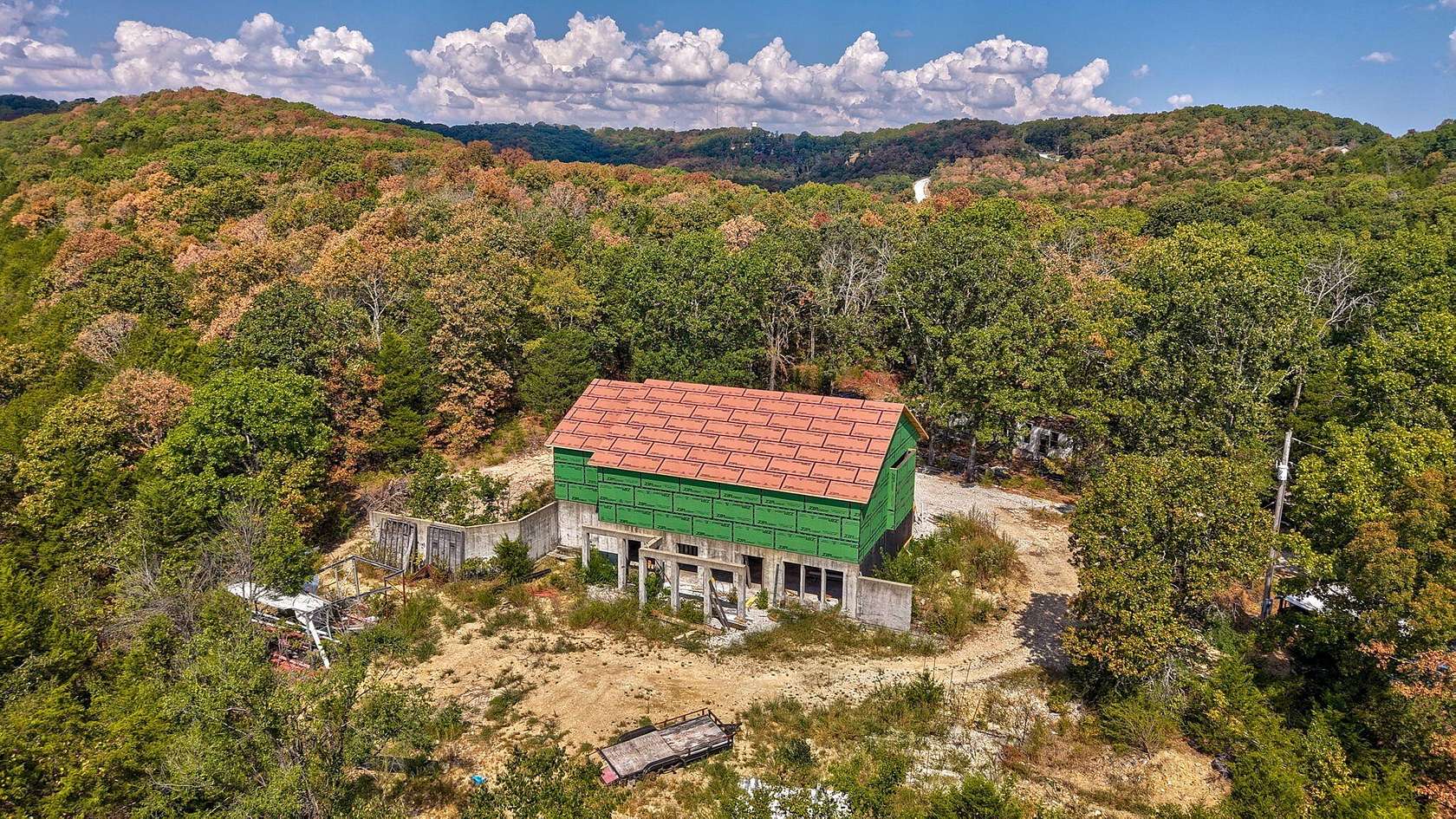 15.4 Acres of Land with Home for Sale in Branson, Missouri