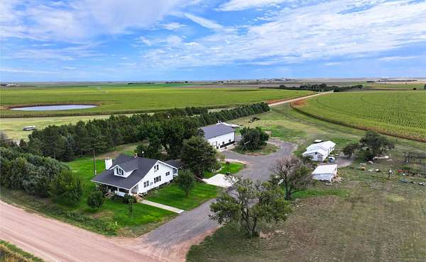 6.48 Acres of Land with Home for Sale in Imperial, Nebraska