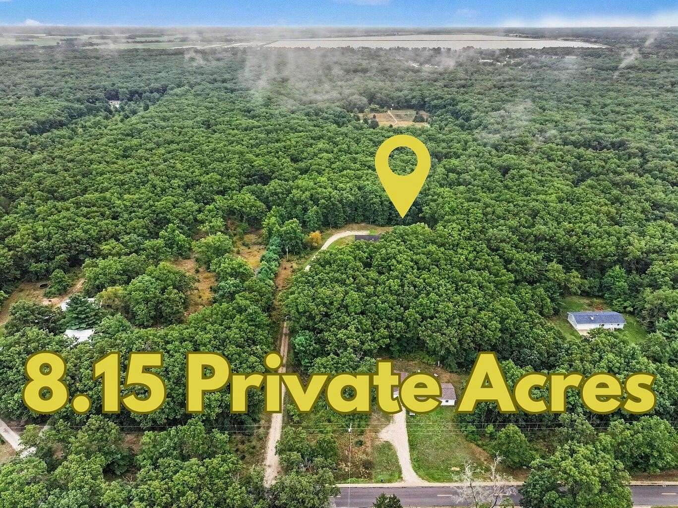 8.15 Acres of Land with Home for Sale in Muskegon, Michigan