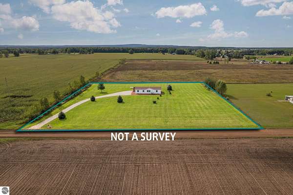 2.38 Acres of Land with Home for Sale in Buckley, Michigan