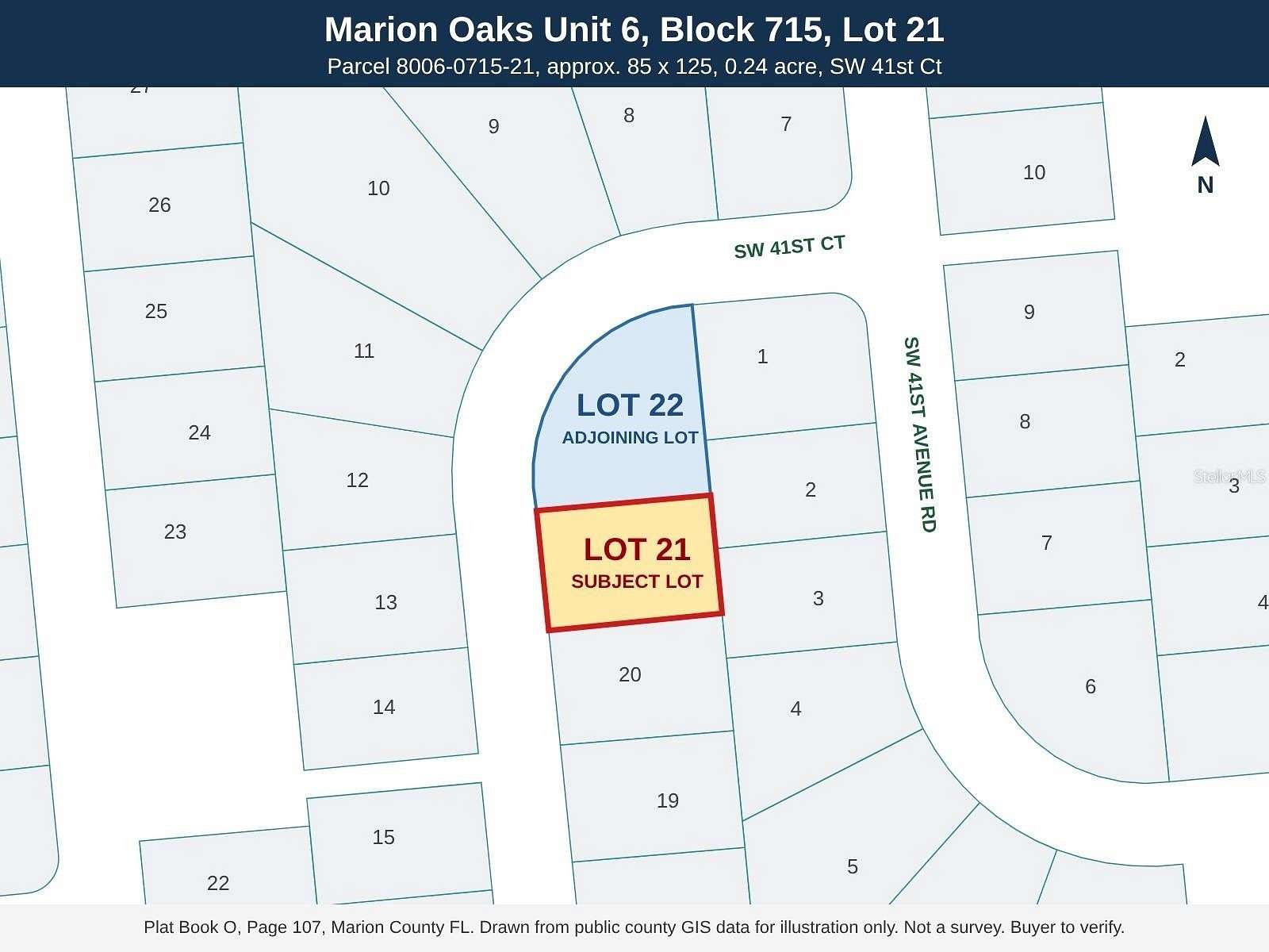 0.24 Acres of Residential Land for Sale in Ocala, Florida