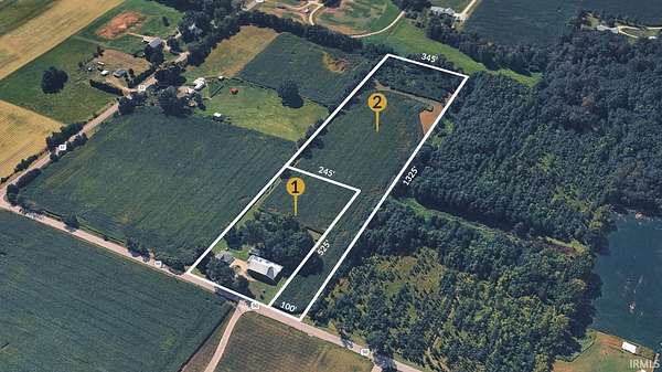 10.2 Acres of Land with Home for Auction in Syracuse, Indiana