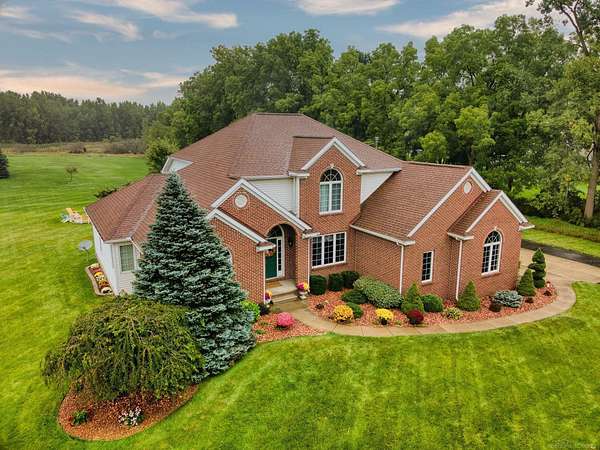 3 Acres of Land with Home for Sale in Goodrich, Michigan