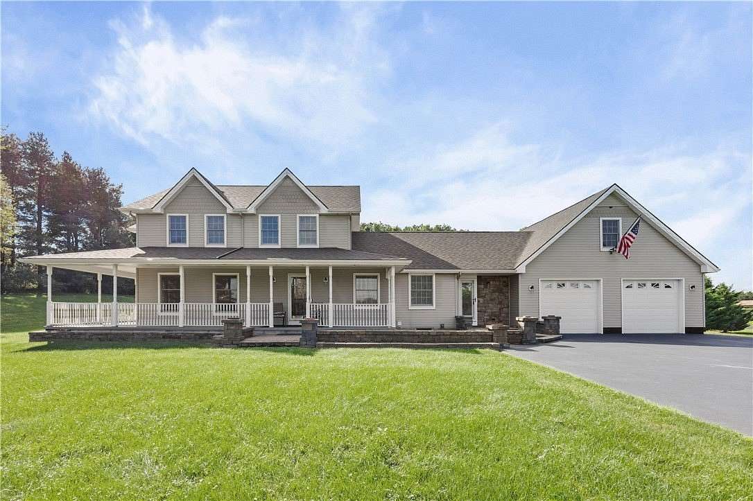 10.5 Acres of Land with Home for Sale in Churchville, New York