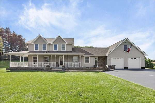 10.5 Acres of Land with Home for Sale in Churchville, New York