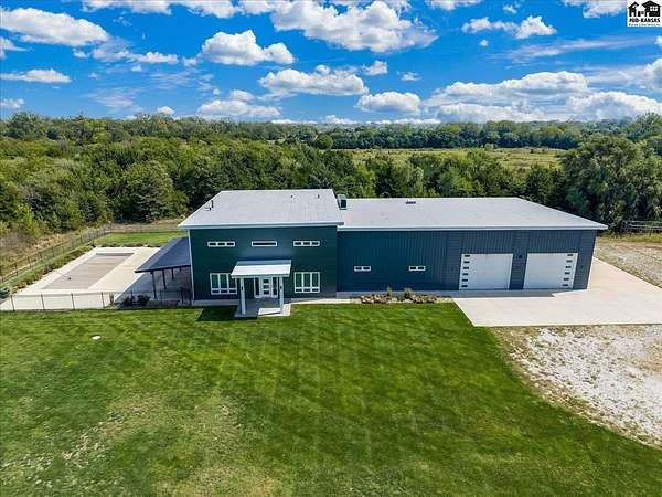 9.36 Acres of Land with Home for Sale in Buhler, Kansas
