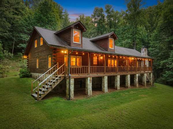 7.37 Acres of Land with Home for Sale in Ellijay, Georgia