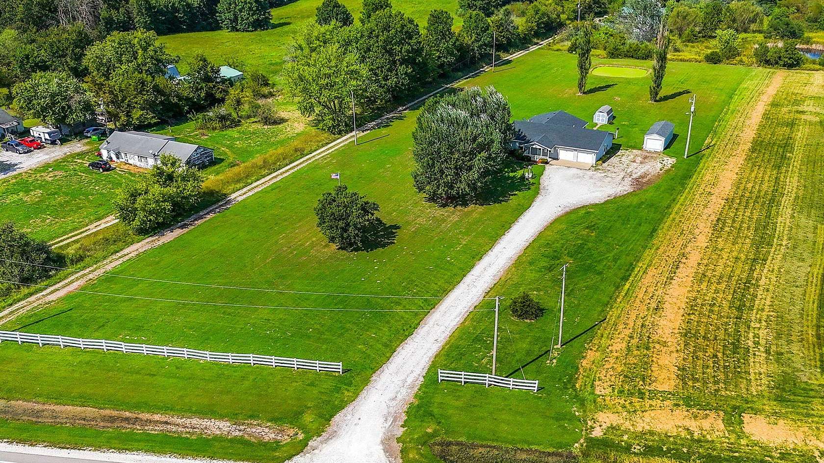 3.5 Acres of Land with Home for Sale in Moberly, Missouri