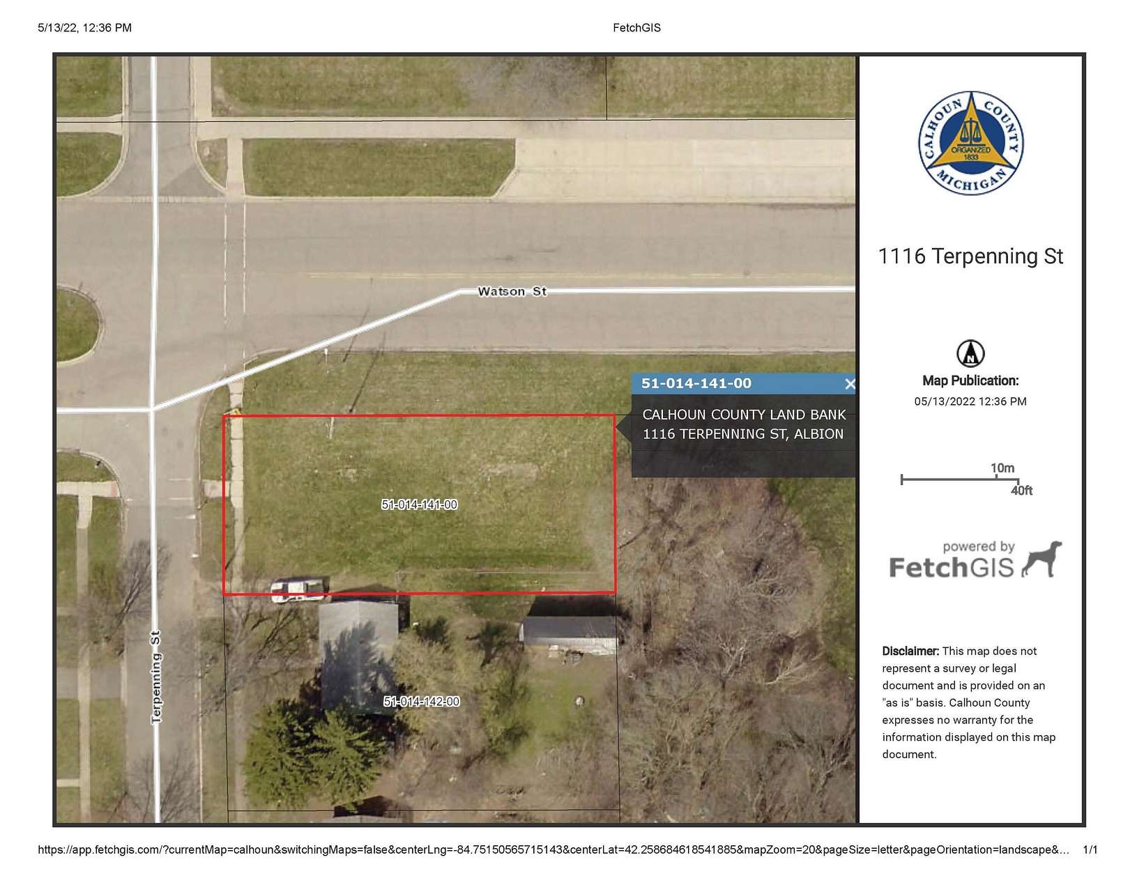 0.18 Acres of Residential Land for Sale in Albion, Michigan