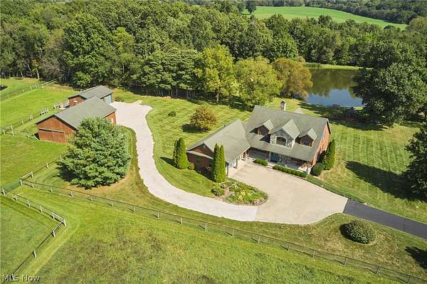 10.6 Acres of Land with Home for Sale in Doylestown, Ohio