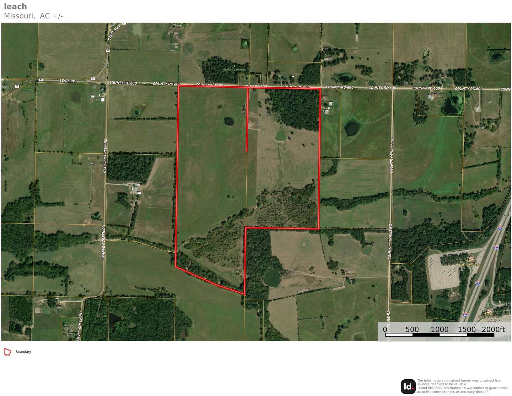 190 Acres of Agricultural Land for Sale in Conway, Missouri
