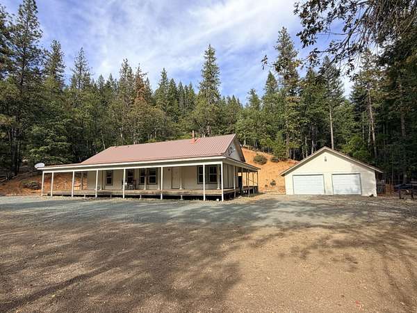 13 Acres of Recreational Land with Home for Sale in Weaverville, California