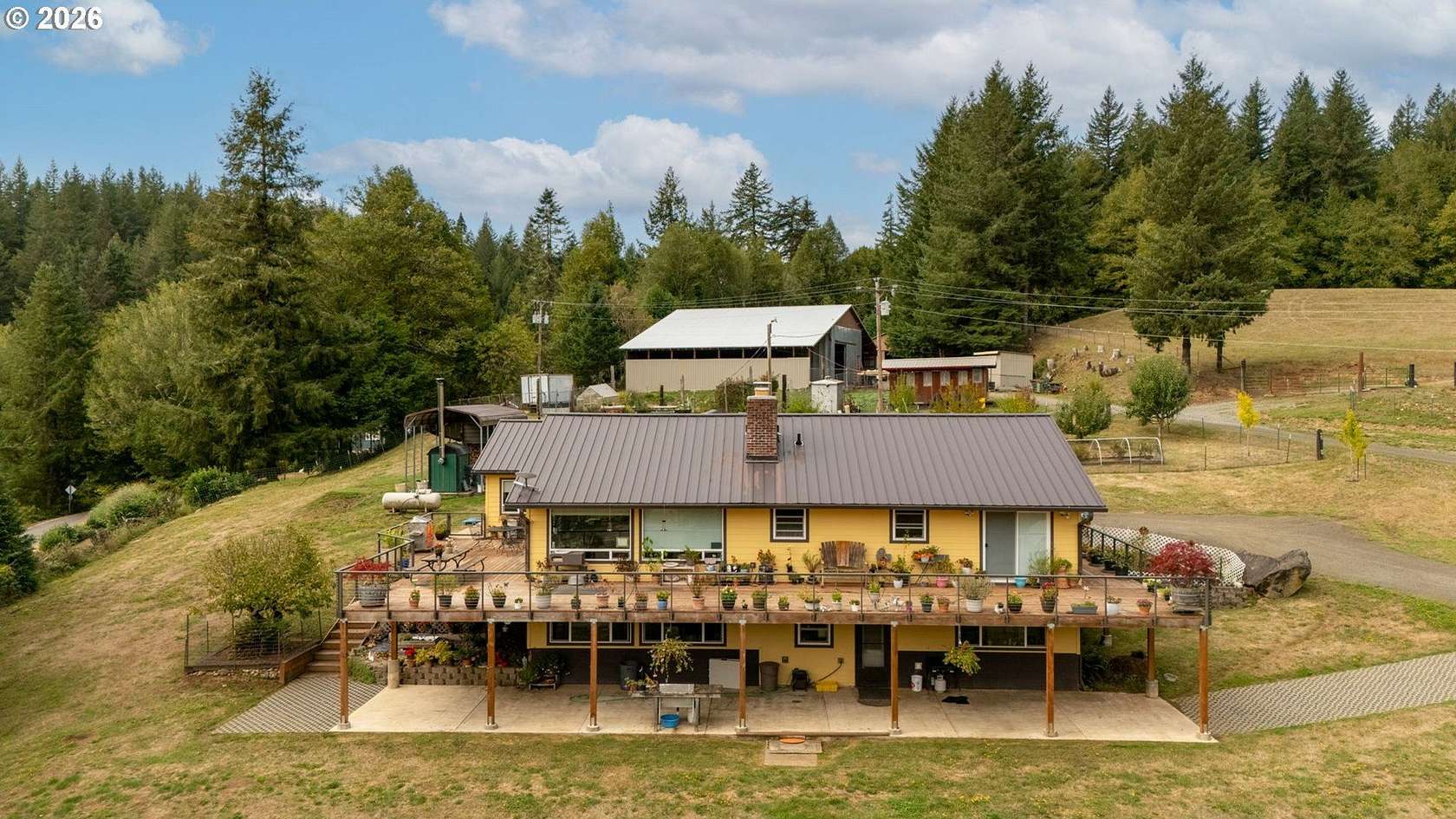 382 Acres of Land with Home for Sale in Myrtle Point, Oregon